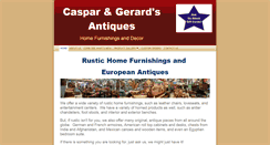 Desktop Screenshot of casparandgerardsantiques.com